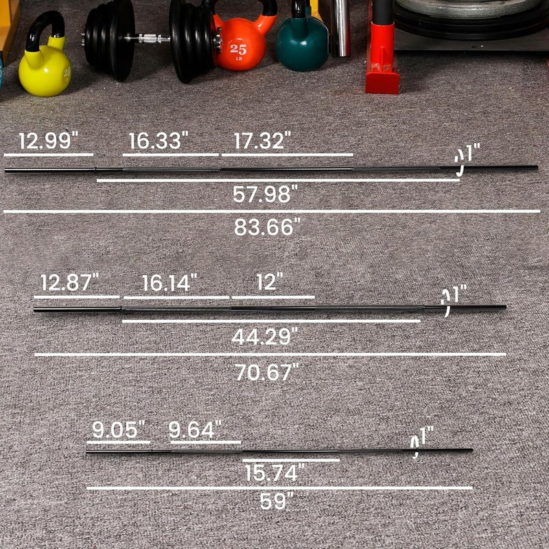Fitvids باربل قياسي بطول 6 أقدام لرفع الأثقال ورفع القوة - Image 4